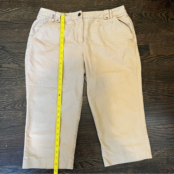Women’s | Larry Levine Tan Capri Pants | Size 14 - Picture 7 of 8